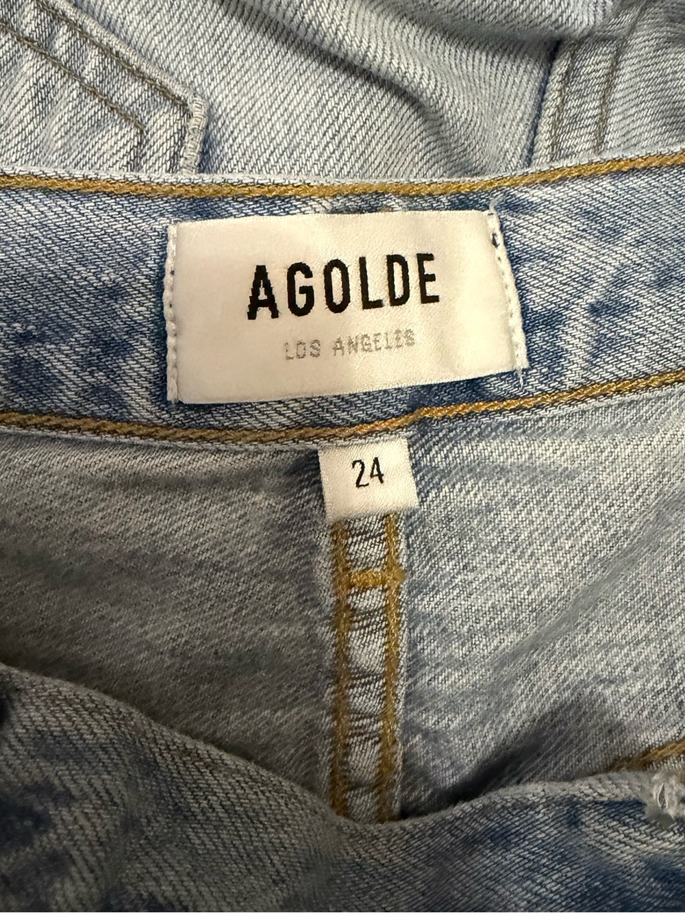AGOLDE Criss Cross Jean in Suburbia Size 24 - Picture 9 of 11
